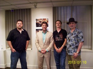 Authors Ian Graham, Brad Thor, Stephen England, and Robert Bidinotto